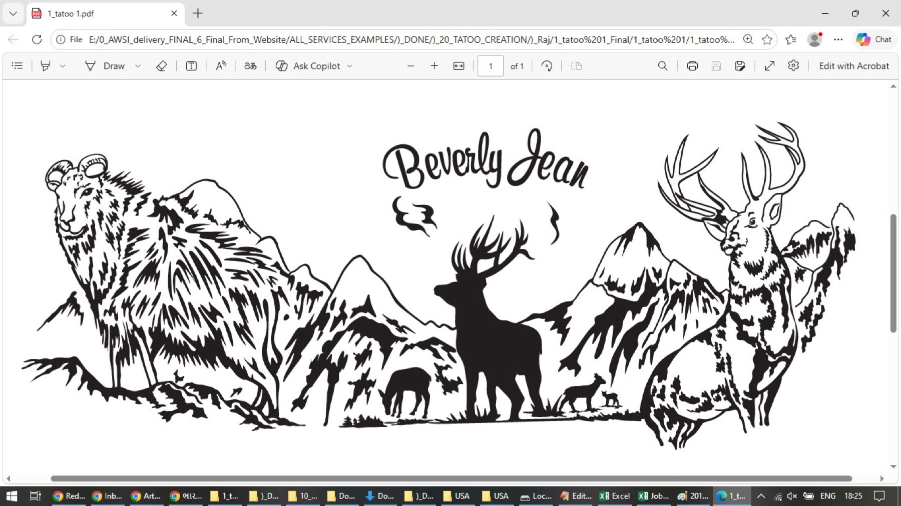 Tattoo Design — 001 — After